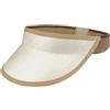 LIERYS Visiera di Spiaggia Panama Donna - Made in Ecuador Arrotolabile Paglia con Visiera, pistagna, pistagna Primavera/Estate Estate - Taglia Unica Beige Scuro