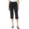 Gloria Vanderbilt Donna Pull on Tummy Slimmer Capri Standard, nero, 54
