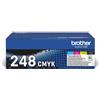 Brother TN-248VAL cartuccia toner 4 pz Originale Nero, Ciano, Magenta, Giallo
