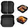 Zorenlepo Stampo in silicone da 23 cm, accessorio per friggitrice ad aria calda Cosori Turboblaze XXL 6 l, 5,5 l, inserto in silicone con Ninja Max Pro AF180EU 6,2 l, Philips Airfryer 2000 Serie 6,2 L NA230