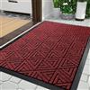Yimobra Zerbino per esterni, zerbino per ingresso resistente e di lunga durata per esterni, facile da pulire, idrorepellente, 90 x 60 cm, Mix Rosso