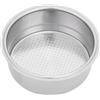 Pwshymi Filtro da caffè in Acciaio Inossidabile a Doppio Strato, Cestello Filtro Pressurizzato, Accessori per Macchine da caffè da per la Casa(Doppia razione) Coffeefilter