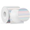 SUPVAN T50M Series Nastro, Tondo Φ 50 mm, Nero su Argento Olografico