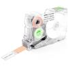 SUPVAN G-Serie Etichetta Fustellata, 14 mm x 30 mm, Nero su Universo