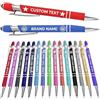 JJ GRADGOWN Penne a Sfera Metalliche Personalizzate, Penne Touch con Incisione Logo e Testo, Fornitura all'ingrosso, Articoli Regalo Ideali per Uffici, Scuole ed Eventi Promozionali (Stile 1)