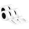 GuKKK 5 Rotoli Etichette Termiche Adesive, GuKKK 14 x 40 mm Nastro per Stampante HP2-S, Impermeabile a Prova di Strappo Resistente ai Graffi, per la Casa, la Scuola, 160 / Rotolo