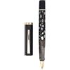 SIPLIV Jinhao 58, Penna stilografica con pennino extra fine in iridio con intaglio a conchiglia, design classico, scrittura liscia, con convertitore d'inchiostro, colore nero