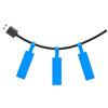 SUPVAN T50M Serie Nastro Etichettatrice, 25 mm x 38 mm + 40 mm, Nero su Blu