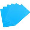 QUARKZMAN 10Pcs Carte PVC Vuote Colore CR80 15 Mil Carte Di Plastica Blu | Per Di Credito Targhette Identificazione Stampante, Per Tesserino ID Impermeabili, Per Badge ID