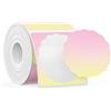 SUPVAN T50M Series Nastro, Tondo Φ 50 mm, Nero su Gradiente Rosa
