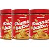 MENDOSA 3X Confezione Per Prozìs Burro di Arachidi 500 gr - croccante - bassi zuccheri alte proteine (3x500 gr, croccante), 100% arachidi