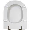 POLISEDIL TRADING S.R.L. Sedile Copriwater Dolomite Clodia color Bianco in Poliestere