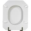 POLISEDIL TRADING S.R.L. Sedile Copriwater Cesame Deco' color Bianco in Poliestere