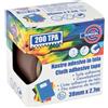 nextradeitalia 4PZ NASTRO ADESIVO TELATO 200 TPA EUROCEL MARRONE MM 38 ML 2,7