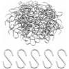 AYHYHLJZJ 50pcs 304 acciaio inox S ganci intuitivi 28mm per cucina, bagno, officina e giardino - Ganci robusti S per progetti creativi fai da te e stoccaggio versatile