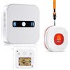 Daytech Salvavita Anziani, Pulsante Allarme Anzianicon 1 Ricevitore, 1 Pulsante SOS e 1 Braccialetto, Campanello Emergenza Anziani per Assistenza Domiciliare, 55 Suonerie, 5 Volumi, 150 m, IP55