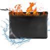 AYHYHLJZJ Custodia ignifuga impermeabile e ignifuga per documenti, pratica borsa ignifuga, 20,5 x 13,5 cm, per passaporti, argento, gioielli e oggetti di valore, sicura e durevole
