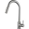Fuerdich Rubinetto Lavello Cucina, Miscelatore Lavello Cucina Con Commutazione Acqua Calda e Fredda, Rubinetti da Cucina Estensibili, Rubinetto da Cucina con Doccia