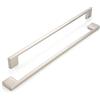 SYZOW 6 maniglie per armadi da cucina, 320 mm, distanza tra i fori, per mobili, cucina, in acciaio inox spazzolato, maniglie per porte e cassetti