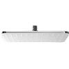 Bernstein Soffione Doccia Rettangolare NT201-30 x 22 cm - Colore selezionabile, Colore:cromo