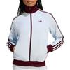 Adidas Felpa Track 3 Stripes azzurra