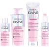L'Oreal Paris L'Oréal Paris Elvive Glycolic Gloss Kit 4 Prodotti per Capelli Spenti, Porosi e Opachi, con Acido Glicolico. Shampoo Senza Solfati, Balsamo, Trattamento Laminazione e Siero Senza Risciacquo