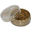 Eulenspiegel, Brillantini in poliestere, Oro, 6 g | Glitter cosmetici a grana media per effetti scintillanti, per il Carnevale, Halloween e feste a tema