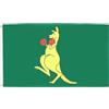 AZ FLAG BANDIERA BOXING KANGOUROU 90x60cm - BANDIERA DEL CANGURO - AUSTRALIA 60 x 90 cm - AZ FLAG