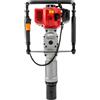 KLOOLIVE Rammi per pali a benzina a 2 tempi, motore 52 CC, 1900 W, singolo cilindro T, driver per pali di recinzione, rammi migliorati con 2 manicotti, 55-70 mm