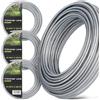 Instalguru 3X Filo Tagliabordi 3 mm 15 m Nylon Rinforzato Acciaio Decespugliatore Bobina Filo Taglio Prato Bordi Giardino Alta Resistenza Prestazioni Elevate Lunga Durata