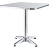 VERDELOOK | Tavolo Quadrato in Alluminio per Giardino, 60x60x70 cm, con Piedini Regolabili, Tavolino da Bar, per Arredo Esterni