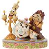 Enesco Jim Shore Disney Figurina Lumiere Mrs Potts Cogsworth Heart of the Castle