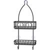Simple Houseware Organizer da appendere per soffione doccia, colore nero