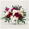 Rinlong MarsalaRed-1, bouquet da sposa* 1, rosso marsala