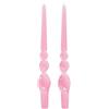 Cereria Di Giorgio - 2 Candele Voluta laccate - Ø 2.2 cm h. 30 cm - Rosa Polvere