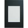 walther design passe-partouts Nero per Dimensioni Cornice: 18 x 24 cm, Dimensioni Immagine: 13 x 18 cm passepartouts PA825B