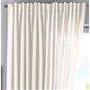 Gardinenbox Cationic Jena 2019037 - Tenda con Passanti nascosti, 250 x 300 cm, Effetto Lino, Colore: Crema Opaco