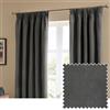 furn. The Ultimate Velvet oscuranti a pieghe a matita coppia di tende - Tende in velluto opaco termico morbide ed eleganti che bloccano la luce (antracite - 117x183cm)