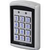 Sygonix SY-6428612 Tastiera a codice con RFID per montaggio a superficie 12 V CC/CA, 24 V CC/CA IP66 con tastiera illuminata (SY-6428612)