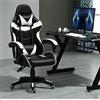 mcc direct Sedia da ufficio ergonomica, da scrivania, girevole, da gaming, colore bianco