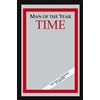 empireposter Empire Fun 558336 - Quadro Man of The Year su Specchio Stampato con Cornice in plastica Effetto Legno, 30 x 40 cm