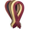 CrafTreat Strisce di Carta per Quilling Marroni, 500 Pezzi da 3 mm x 30 cm, Carta per Hobby Creativi e DIY, per Decorazione di Biglietti, Cornici, Scrapbooking, Album e Confezioni Regalo