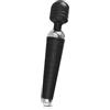 Generico Vibratore a bacchetta portatile for donna Design wireless Velocità regolabile Silicone morbido Ricaricabile tramite USB(AV002A-Black)