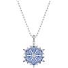 SWAROVSKI PENDENTE MAGIC, FIOCCO DI NEVE, TAGLIO MISTO BLU