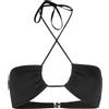 Moschino Top bikini con scollo all'americana