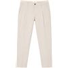 BRIGLIA 1949 Pantalone Tiberio Uomo in Cotone - Grigio Chiaro