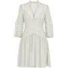TWINSET Abito corto in pizzo a righe