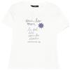 Weekend Max Mara T-shirt in jersey di cotone con stampa lettering