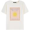 Weekend Max Mara T-shirt in jersey di cotone con stampa frontale