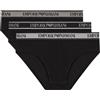 Emporio Armani - Pack 3 Slip Core Logoband